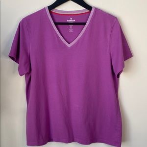 Bombas Prima Cotton V- Neck T-Shirt size L